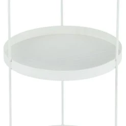 Veke Tria Yöpöytä Valkoinen