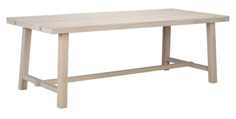 Rowico Brooklyn Ruokapöytä 95x220 Valkoöljytty Tammi 5 Rowico Brooklyn Ruokapöytä 95x220 Valkoöljytty Tammi - Image 3