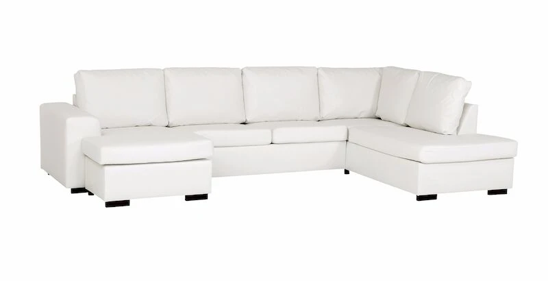 Veke Joel U-kulmasohva Vasen A3D, Musta Bonded Nahka 900 6 Veke Joel U-kulmasohva Vasen A3D, Musta Bonded Nahka 900 - Image 4