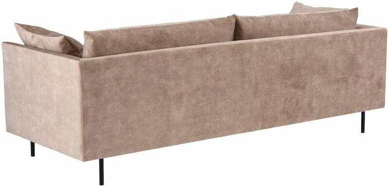 Veke Kuura 3-istuttava Sohva Beige Fuji 09,jalat KI-1-16 Musta Metalli 4 Veke Kuura 3-istuttava Sohva Beige Fuji 09,jalat KI-1-16 Musta Metalli - Image 2