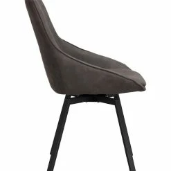 Rowico Alison Tuoli Tummanharmaa -Veke Myymälä 117762 c alison stol mgr microfiber svart