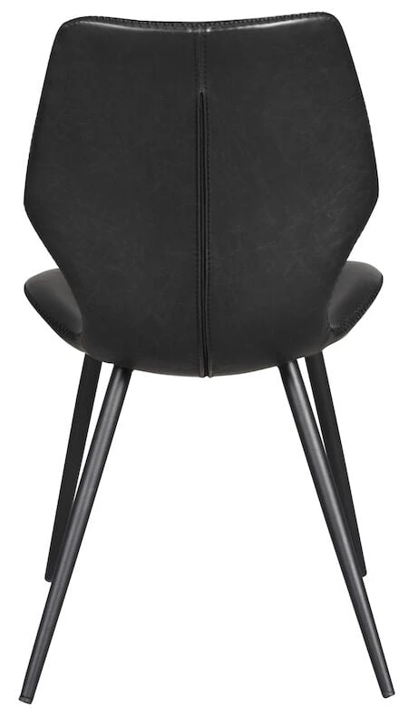 Rowico Highrock Tuoli Musta PU Nahka/musta Metalli Jalat 6 Rowico Highrock Tuoli Musta PU Nahka/musta Metalli Jalat - Image 4