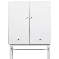 Rowico Glendale Kaappi Valkoinen/metalli -Veke Myymälä 118727 a glendale skap