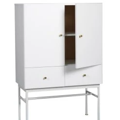 Rowico Glendale Kaappi Valkoinen/metalli -Veke Myymälä 118727 det1 glendale skap