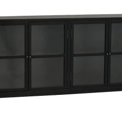 Rowico Marshalle Senkki 4-ovinen Musta -Veke Myymälä 119081 b marshall sideboard svart r