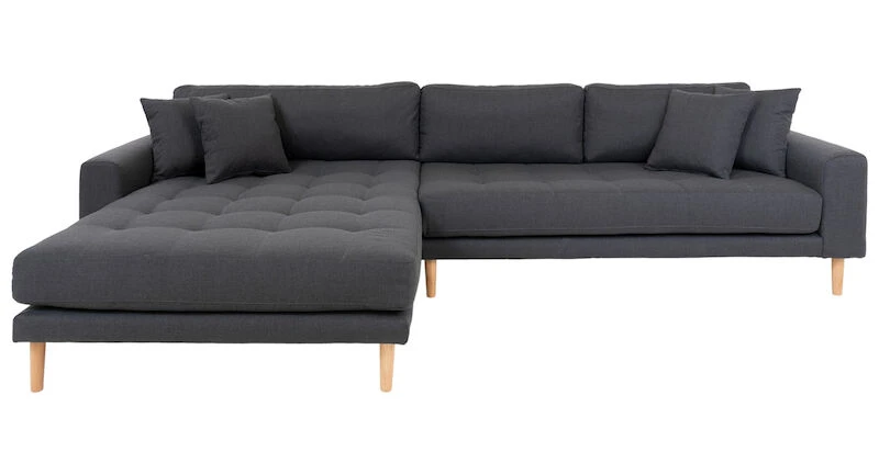 House Nordic Lido Divaanisohva Vasen, Tummanharmaa Hugo 95 5 House Nordic Lido Divaanisohva Vasen, Tummanharmaa Hugo 95 - Image 3