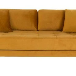 House Nordic Lido 2-istuttava Sohva Sinapinkeltainen Bluvel 68 Sametti -Veke Myymälä 1301434