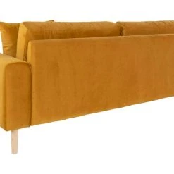 House Nordic Lido 2-istuttava Sohva Sinapinkeltainen Bluvel 68 Sametti -Veke Myymälä 1301434 3