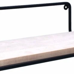 Kulmala-Tuote Ilma Seinähylly 40 Cm Musta/koivu -Veke Myymälä 150152 2