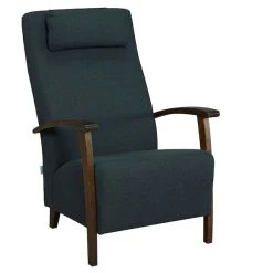 Veke Oliver Nojatuoli, Inari 91 Vaaleanharmaa, Ruskeat Puuosat