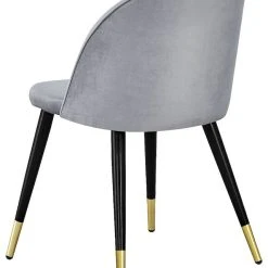 Veke Velvet Tuoli Harmaa Sametti, Musta/kultajalat -Veke Myymälä 19925 885 3