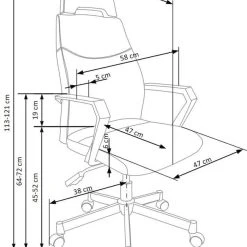 Halmar Olaf Työtuoli Harmaa