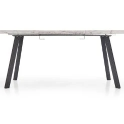 Halmar Dallas Jatkettava Ruokapöytä 160-220x90 Cm Marmori/musta -Veke Myymälä 2010001160014 4