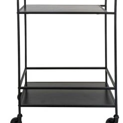 House Nordic Vita Tarjoilukärry Musta