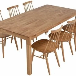 Veke Kaarna-Scandic 6-hengen Ruokailuryhmä Lakattu Tammi 13 Veke Kaarna-Scandic 6-hengen Ruokailuryhmä Lakattu Tammi -Veke Myymälä 2190211 ja 2194002 ta