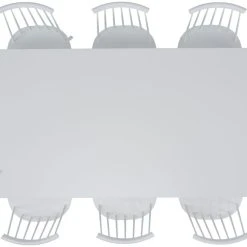 Veke Kaarna 6-hengen Ruokailuryhmä 180x90 Cm Valkoinen -Veke Myymälä 2194010 2194001