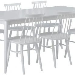 Veke Kaarna 6-hengen Ruokailuryhmä 180x90 Cm Valkoinen -Veke Myymälä 2194010 2194001 2