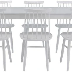 Veke Kaarna 6-hengen Ruokailuryhmä 180x90 Cm Valkoinen -Veke Myymälä 2194010 2194001 3