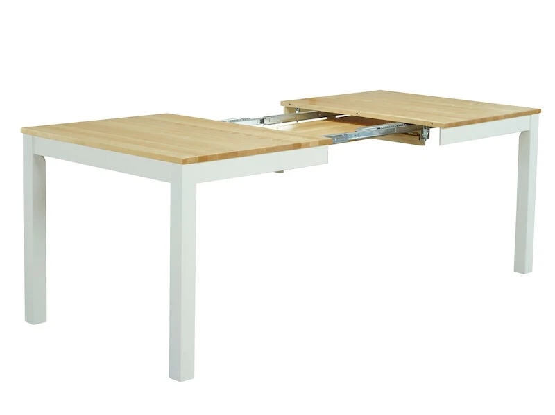 Veke Moona Jatkettava 6-hengen Ruokailuryhmä, Valkoinen/ Koivu 6 Veke Moona Jatkettava 6-hengen Ruokailuryhmä, Valkoinen/ Koivu - Image 4