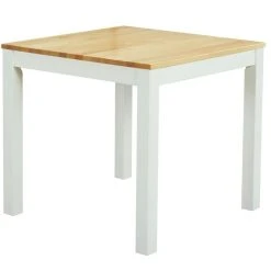 Veke Moona Ruokapöytä 80x80 Cm Valkoinen