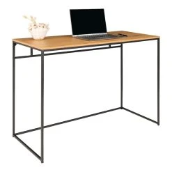 House Nordic Vita Pöytä Musta, Tammikannella 100x45 Cm -Veke Myymälä 2402055