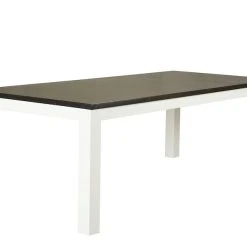Veke Vuono Pöytä 100x220 Valkoinen/tummanharmaa -Veke Myymälä 24806