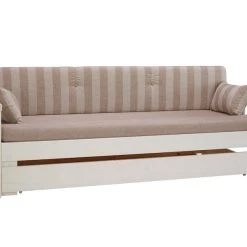 Veke Sami Laveripaketti Kuultovalkoinen, Salsa Raita Beige Patjalla -Veke Myymälä 28276