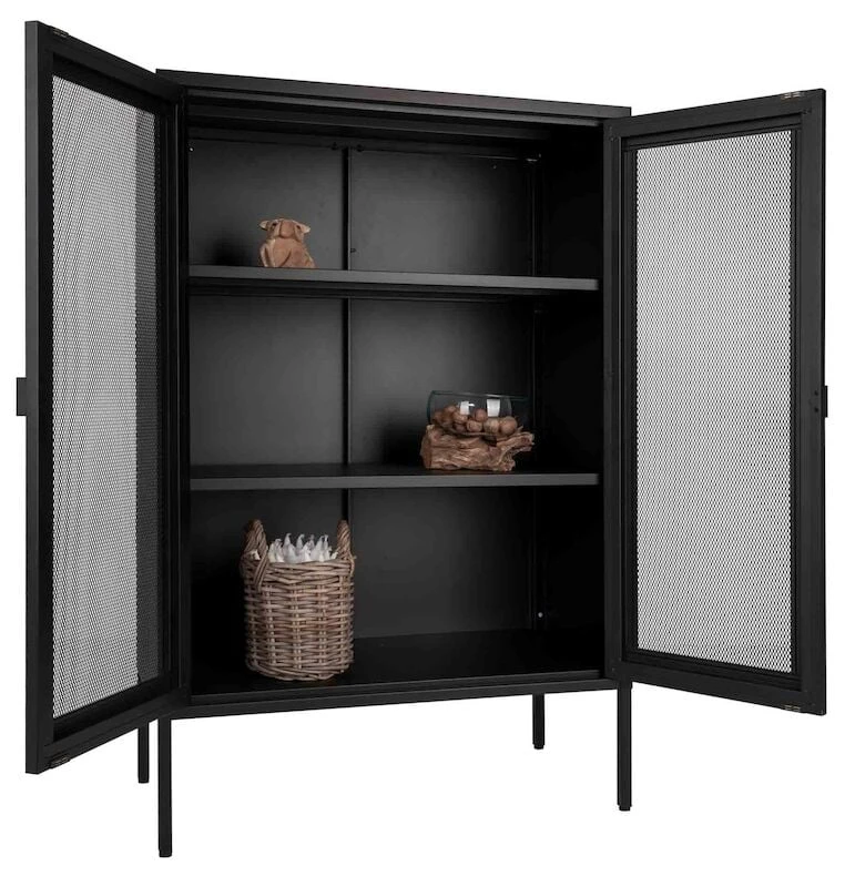 House Nordic Melbourne Kaappi 80x120 Cm Musta 3 House Nordic Melbourne Kaappi 80x120 Cm Musta