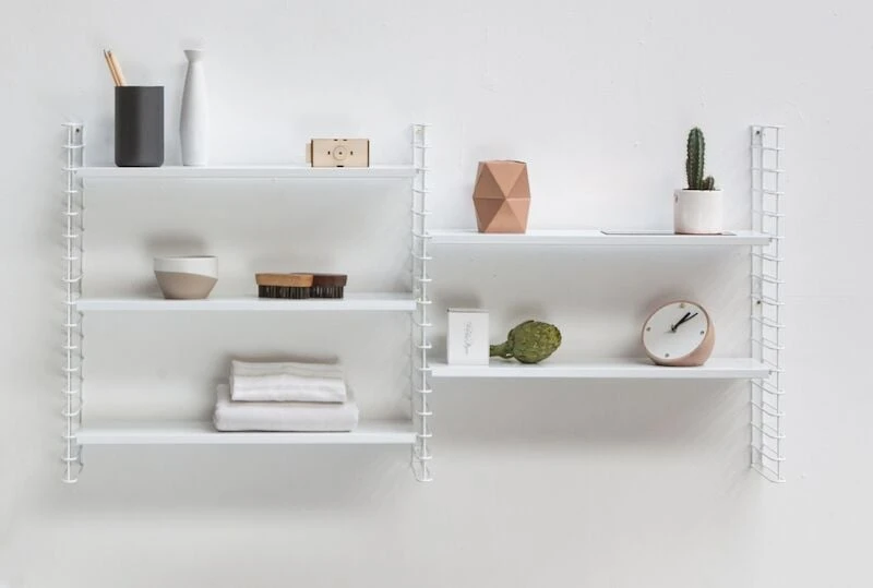 Metaltex Libro Seinähylly 2-osainen Valkoinen 3 Metaltex Libro Seinähylly 2-osainen Valkoinen