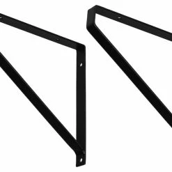 4living Hyllynkannatin Metalli 20,5 Cm 2 Kpl Musta -Veke Myymälä 4Living hyllynkannatin 205 cm 2