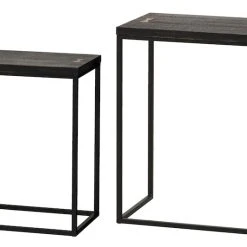 4Living Roots Sarjapöytä 2kpl Musta