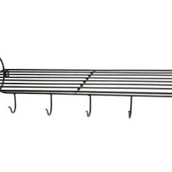 4Living Hattuhylly 5 Koukkua Musta -Veke Myymälä 4Living20hattuhylly20520koukkua20musta