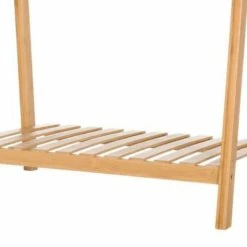 4Living 1-hyllyinen Bambuvaaterekki 62x33x140 Cm Luonnonväri -Veke Myymälä 4Living 1 hyllyinen bambuvaaterekki 1