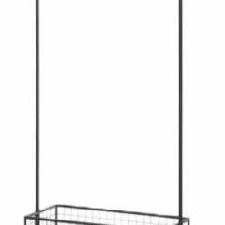 4Living Urban Vaaterekki 77,5x32x172,5 Cm Musta -Veke Myymälä 4Living Urban vaaterekki – kopio