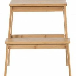 4Living Bambuporrasjakkara 38x39x47,5 Cm Luonnonväri