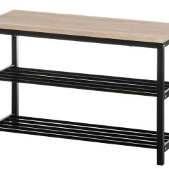 4Living Bell Eteispenkki Kenkätelineellä -Veke Myymälä 4Living bell eteispenkki kenkatelineella musta luonnonv