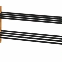 4Living Kenkäteline 79x30x37 Cm Musta/luonnonväri -Veke Myymälä 4Living kenkateline 79x30x37