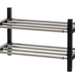 4Living Säädettävä Kenkäteline Musta -Veke Myymälä 4Living kenkateline saadettava musta