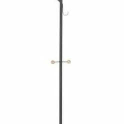 4Living Naulakko Marmorijalustalla 40x40x178 Cm Musta