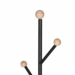 4Living Naulakko Marmorijalustalla 40x40x178 Cm Musta -Veke Myymälä 4Living naulakko marmorijalustalla 1