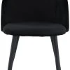 Veke Velvet Tuoli Samettinen Musta, Mustat Jalat -Veke Myymälä 640821 2