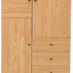 Veke Moda Kaappi 90x140 Musta/tammi -Veke Myymälä 641156 1