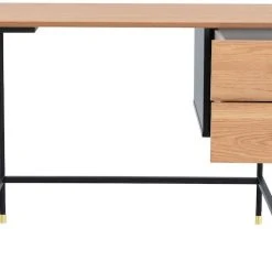 Veke Moda Kirjoituspöytä 120x60 Musta/tammi -Veke Myymälä 641163 1