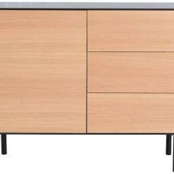 Veke Koto Senkki 110 Cm Musta/tammi -Veke Myymälä 644096 2