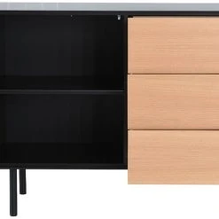 Veke Koto Senkki 110 Cm Musta/tammi -Veke Myymälä 644096 4