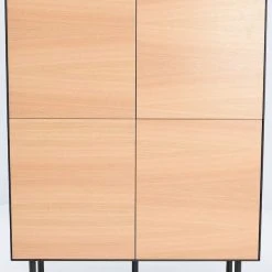 Veke Koto Kaappi 4-ovella Musta/tammi 12 Veke Koto Kaappi 4-ovella Musta/tammi -Veke Myymälä 644102 2