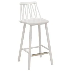 Hans K ZigZag Baarituoli 63cm Valkoinen -Veke Myymälä 660wh 63