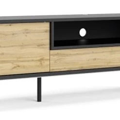 Tvilum Matc Trend Tv-taso 137 Cm Musta/tammi -Veke Myymälä 69972gmfj 728104