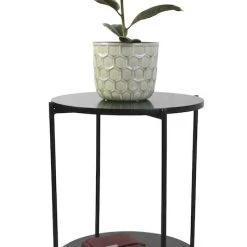 Day Retro Pyöreä Apupöytä Ø40x50 Cm Musta -Veke Myymälä 731190 s1 300