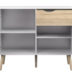 Tvilum Delta Senkki 100 Valkoinen/tammi -Veke Myymälä 7538749ak 366854 kalustekauppa